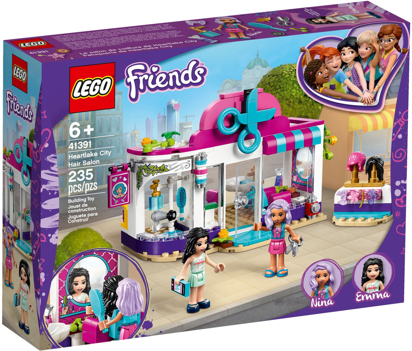 LEGO 41391 Heartlake City Hair Salon: Styling Fun for Kids