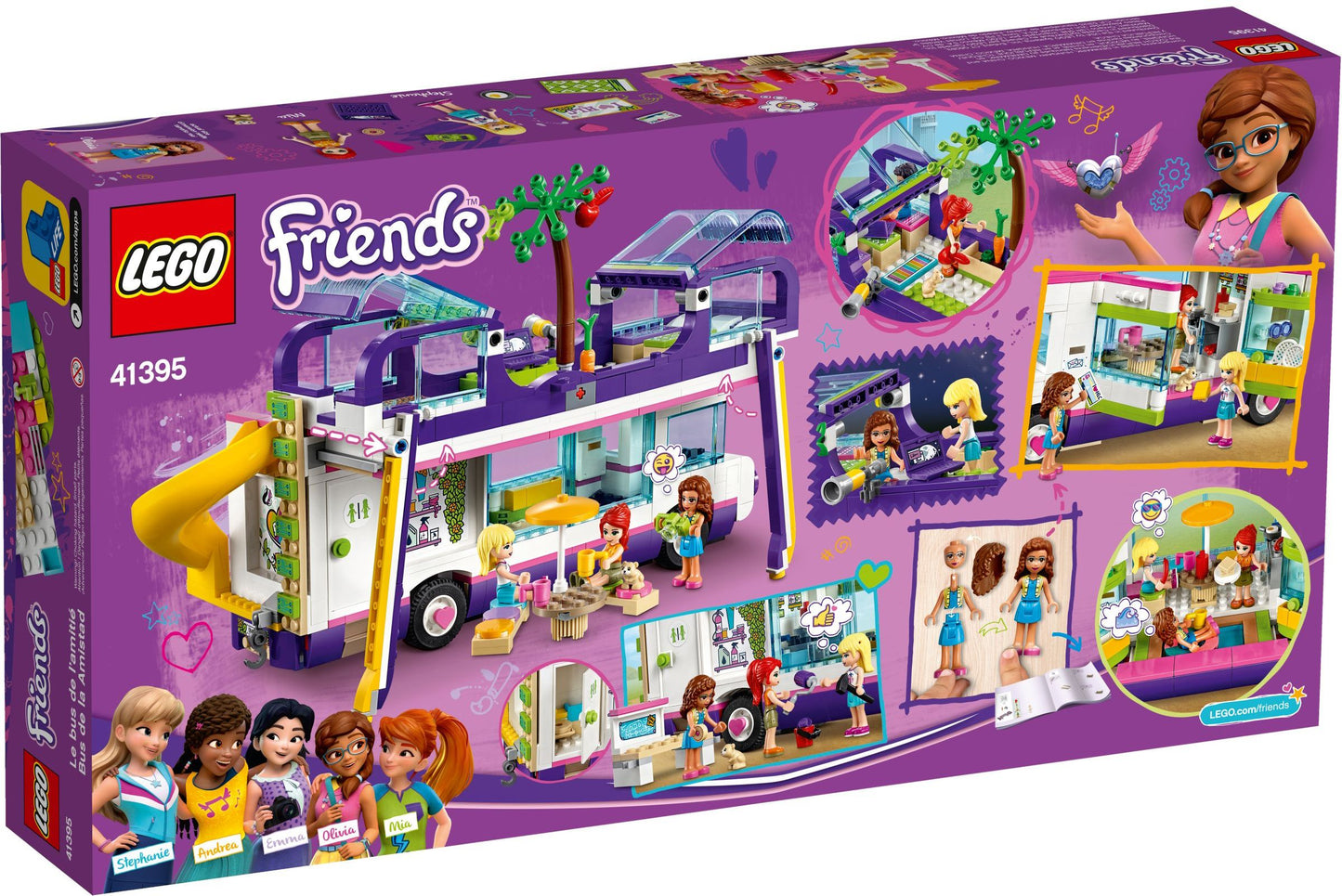 LEGO 41395 Friendship Bus: Fun Travel Toy for Kids