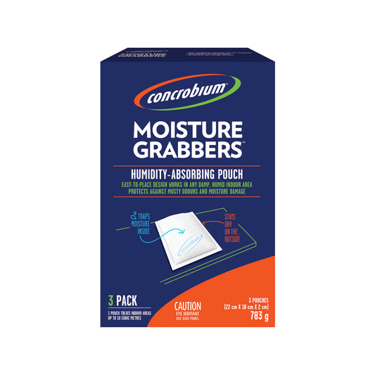 Concrobium Moisture Grabbers Humidity Absorbing Pouches - 3 Pack