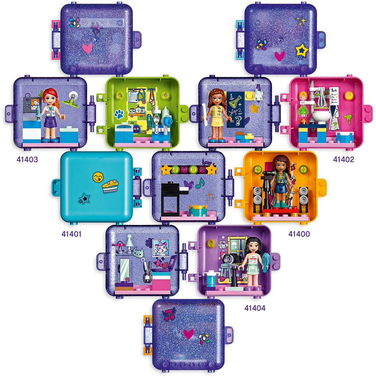 LEGO 41401 Stephanie's Play Cube: Portable Mini Doll Kitchen Set