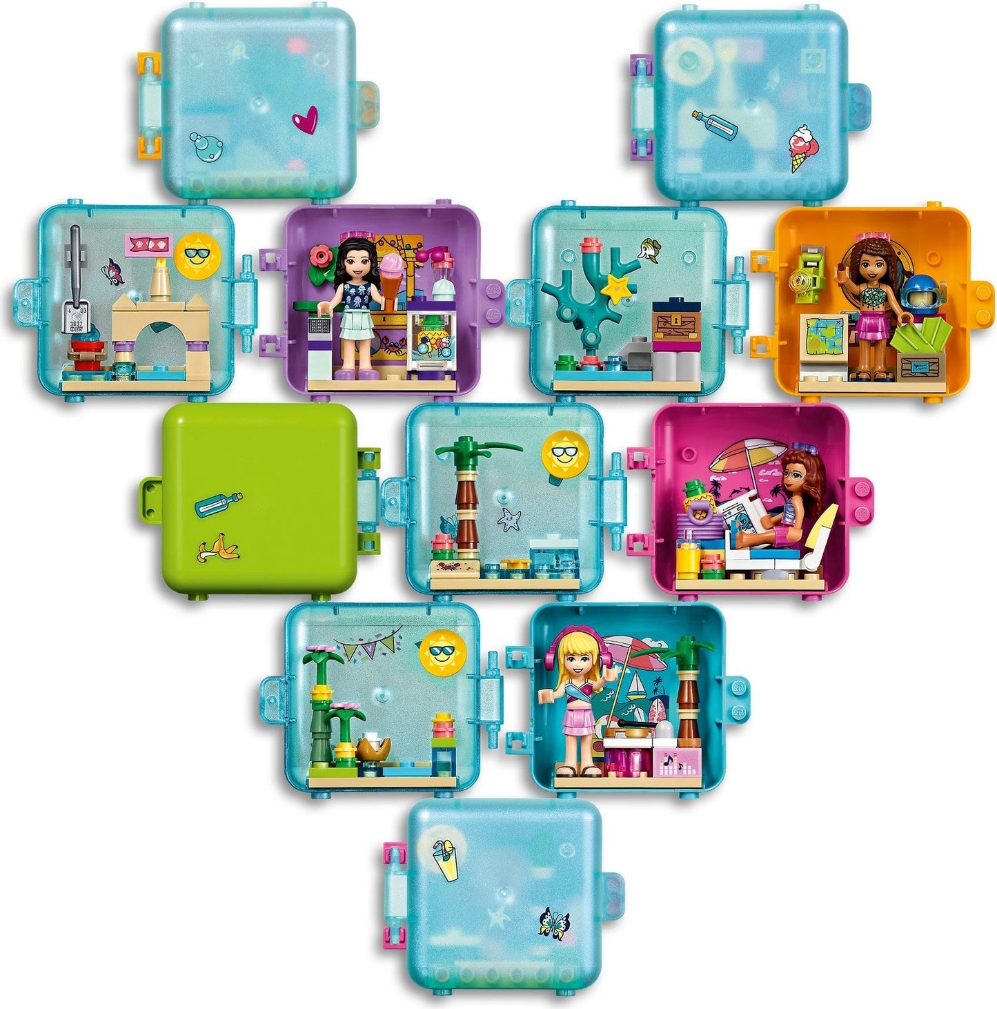 LEGO 41413 Mia's Summer Play Cube: Beach Hot Dog Stand Fun