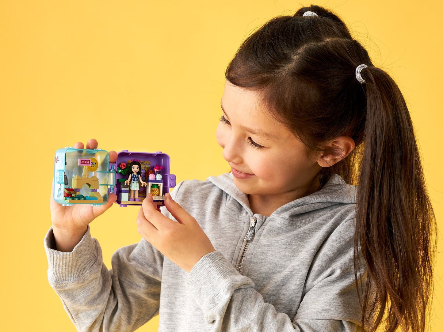 LEGO 41414 Emma's Summer Play Cube: Beach Fun Toy