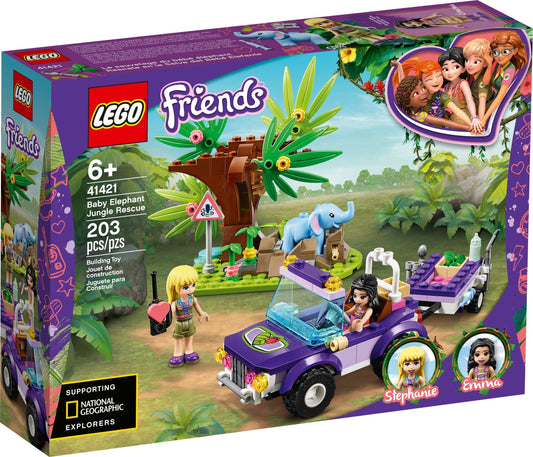 LEGO 41421 Baby Elephant Jungle Rescue Set