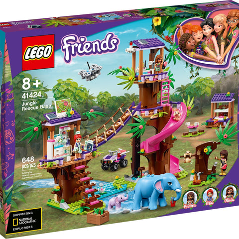 LEGO Friends 41424 Jungle Rescue Base- Auzzi Store