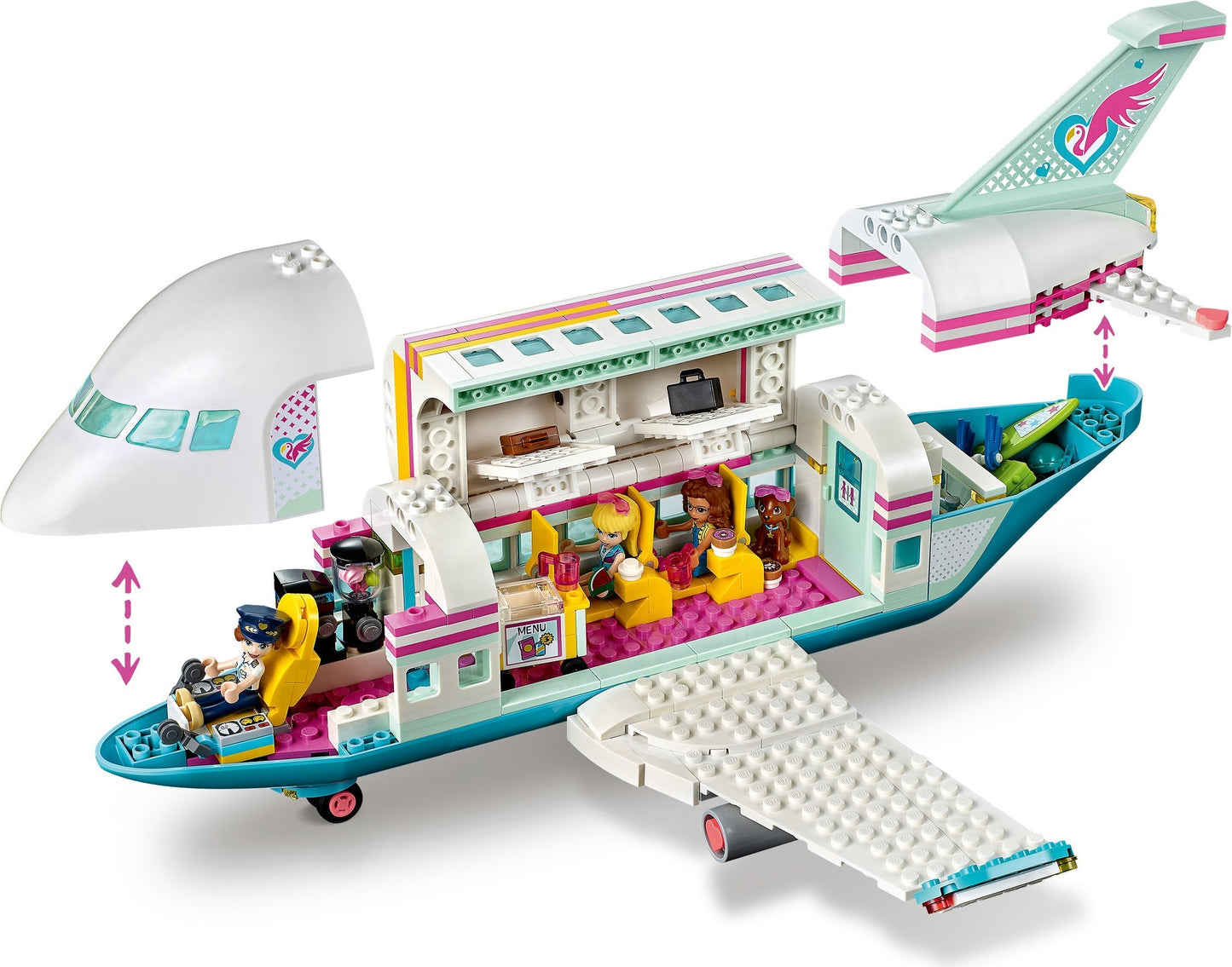LEGO 41429 Heartlake City Airplane Toy Travel Playset