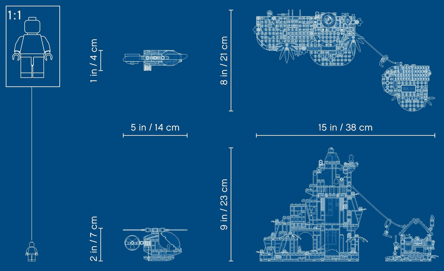 LEGO 41432 Alpaca Mountain Jungle Rescue Volcano Set