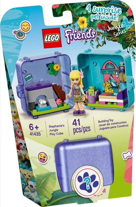 LEGO 41435 Stephanie's Jungle Play Cube: Portable Wildlife Adventure - Auzzistore