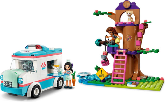 LEGO 41445 Vet Clinic Ambulance Rescue Toy Playset – view 2 - Auzzistore