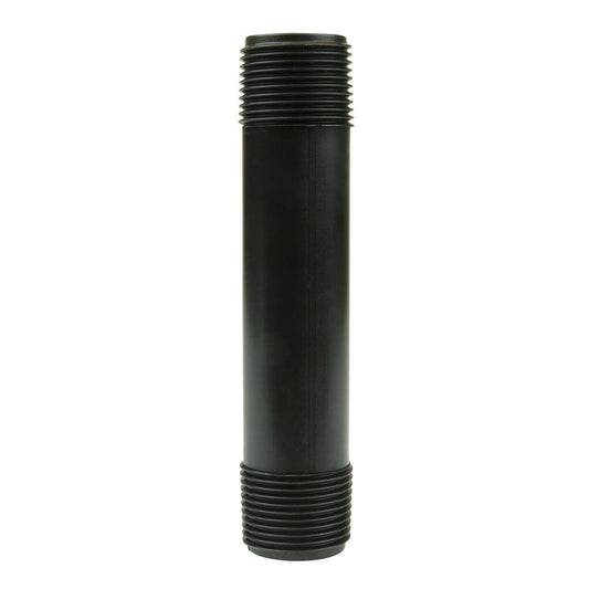 Philmac 600mm Bsp Threaded Pipe Riser - 3/4" x 3/4" - Black - Auzzistore