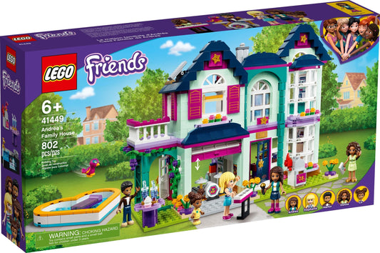 LEGO 41449 Andrea's Family House: Creative Fun for Kids - Auzzistore