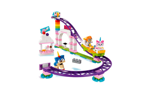 LEGO 41456 Unikingdom Fairground Fun Set with Roller Coaster – view 2 - Auzzistore