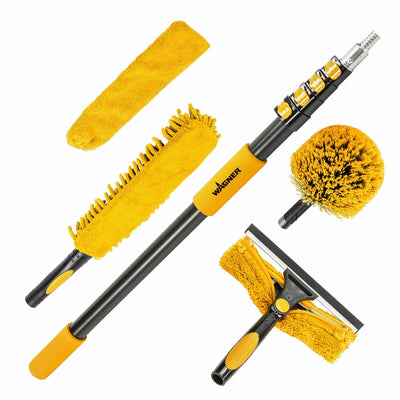 Wagner Multi-Purpose Cleaning Kit 5 Piece Set 3.65m 130063CCF Yellow Black