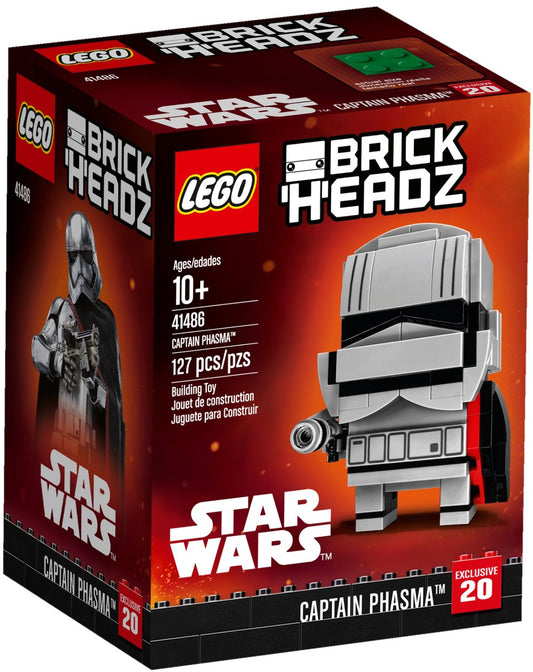LEGO 41486 Captain Phasma BrickHeadz Star Wars Building Kit - Auzzistore