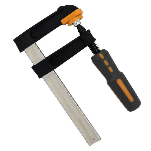Craftright F Clamp - 80 x 150mm - Malleable Cast Iron - Rubber Grip