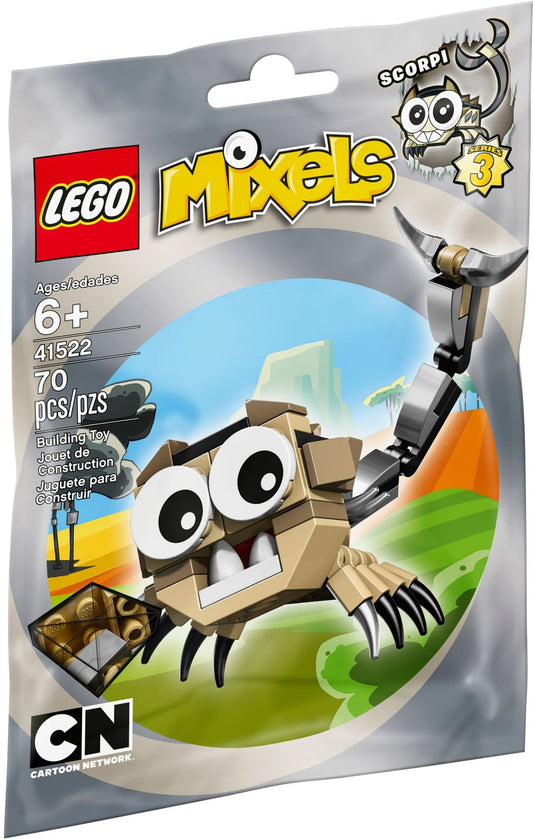 LEGO 41522 Scorpi Mixels Spikels Tribe Building Toy - Auzzistore