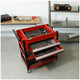 NXA 76cm Red Tool Cart With 2 Drawers And 3 Trays 30TC2D2TR