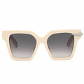 Roberto Cavalli SRC002S 54mm Women’s Square Sunglasses Cream Acetate Smoke