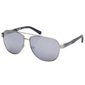 Harley Davidson HD00021 11X Men's Pilot Sunglasses Blue Mirror Metal Matte