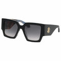 Roberto Cavalli SRC067N Women’s 54mm Square Sunglasses Acetate Black