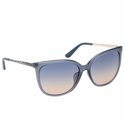 Guess GU00150-H Women's Sunglasses 59mm Gradient Blue Polyamide Shiny Light Blue
