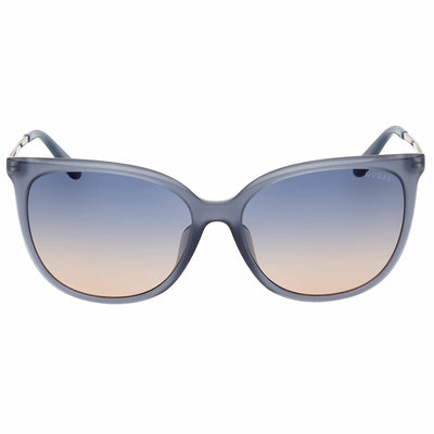 Guess GU00150-H Women's Sunglasses 59mm Gradient Blue Polyamide Shiny Light Blue