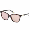 Skechers SE6361 01D Women’s Square Polarised Sunglasses Shiny Black Smoke
