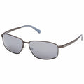 Harley Davidson Men's HD00024 Oval Sunglasses Blue Mirror Metal Gunmetal