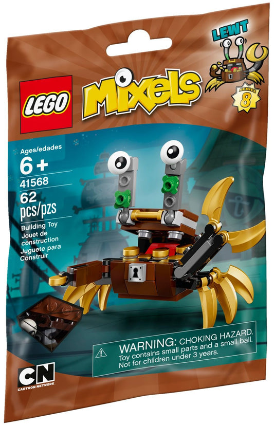 LEGO 41568 Lewt MIXELS Pyrratz Treasure Chest Crab - Auzzistore