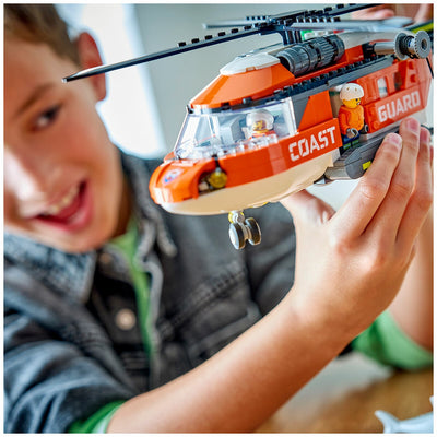 LEGO City Coast Guard Helicopter 60503 Red 551-Piece Detailed