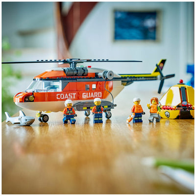 LEGO City Coast Guard Helicopter 60503 Red 551-Piece Detailed