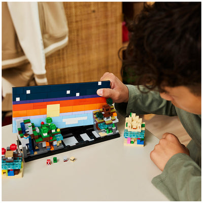 LEGO Minecraft Mini Biomes 21589 797-Piece Set for Display