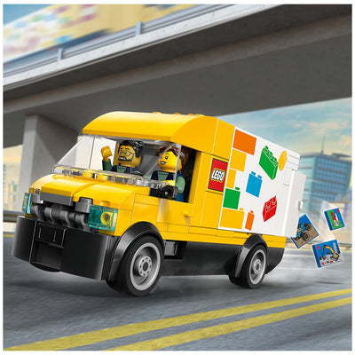 LEGO City Van 60500 276-Piece Easy Delivery Truck Toy for Ages 6+