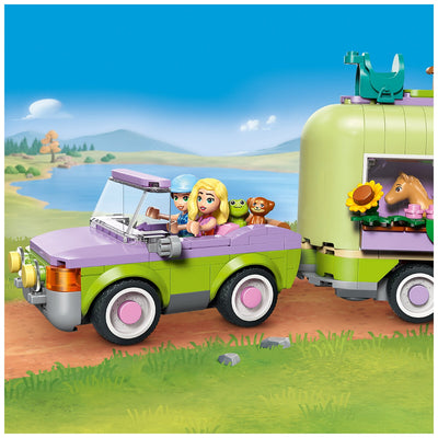 LEGO Friends Horse & Baby Foal Trailer 42695 Set for Ages 7+