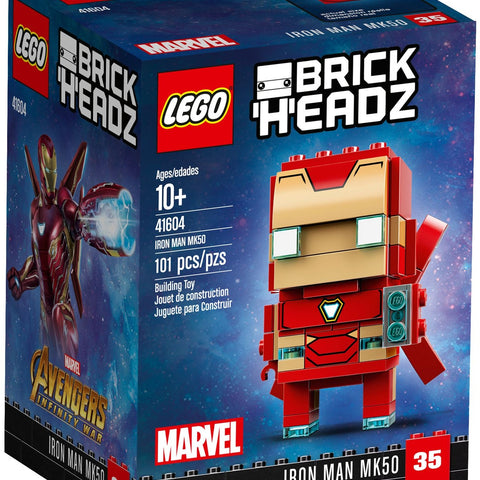 LEGO 41604 Iron Man MK50 BrickHeadz - Avengers Infinity War - Auzzistore