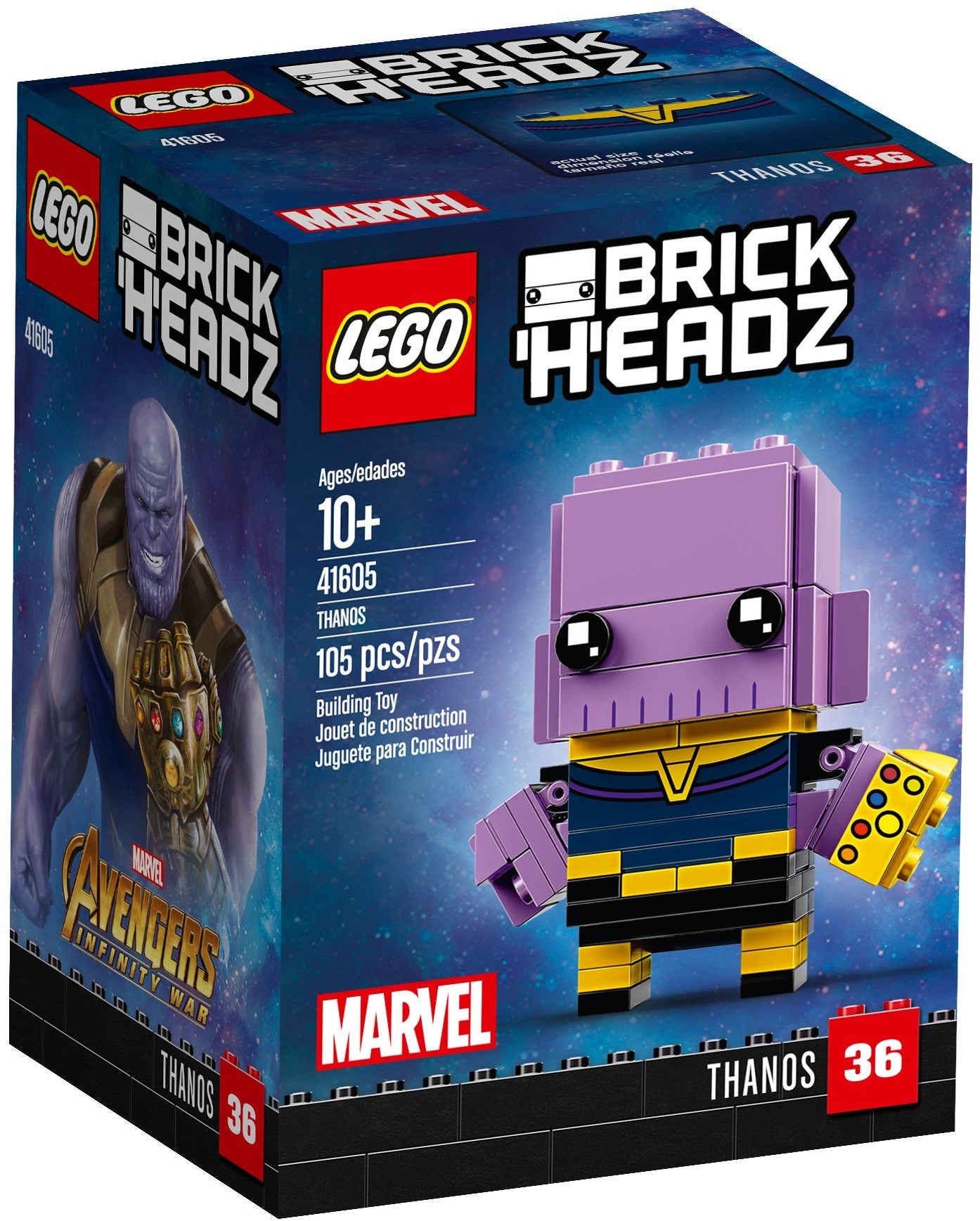 LEGO 41605 BrickHeadz Thanos- Auzzi Store