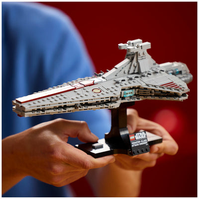 LEGO Star Wars Venator-Class Attack Cruiser 75441 643-Piece Display Model