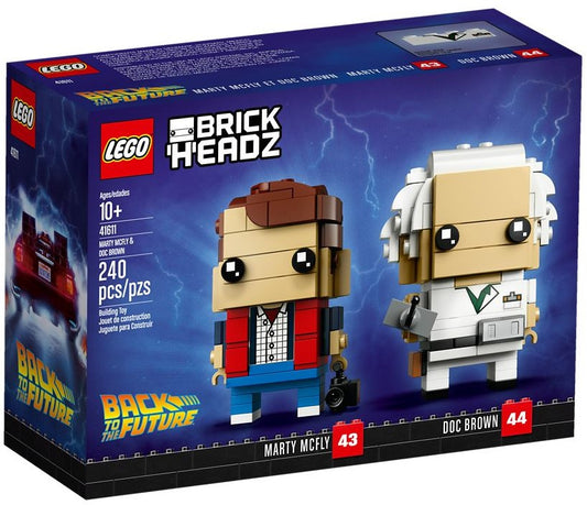 LEGO 41611 Back to the Future Marty & Doc BrickHeadz - Auzzistore