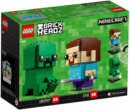 LEGO 41612 Minecraft Steve & Creeper BrickHeadz Set