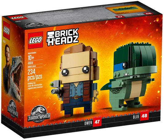 LEGO 41614 Owen & Blue BrickHeadz Jurassic World Set - Auzzistore
