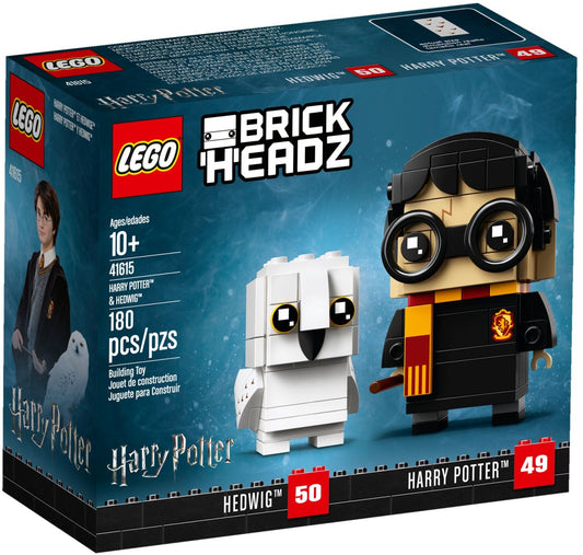 LEGO 41615 Harry Potter & Hedwig BrickHeadz Set - Auzzistore