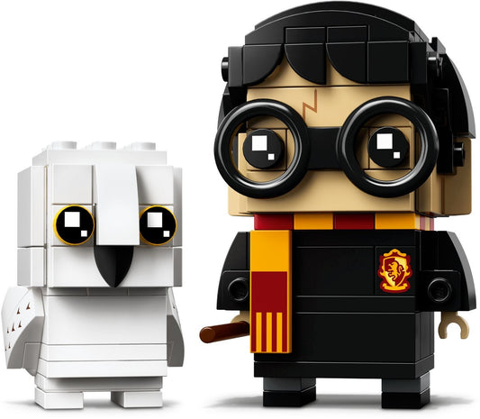 LEGO 41615 Harry Potter & Hedwig BrickHeadz Set – view 2 - Auzzistore