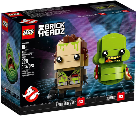 LEGO 41622 Peter Venkman & Slimer BrickHeadz Ghostbusters Set - Auzzistore