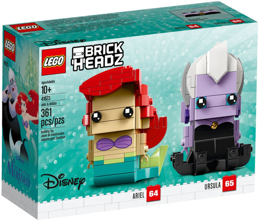 LEGO 41623 Ariel & Ursula BrickHeadz™ Disney The Little Mermaid Set - Auzzistore