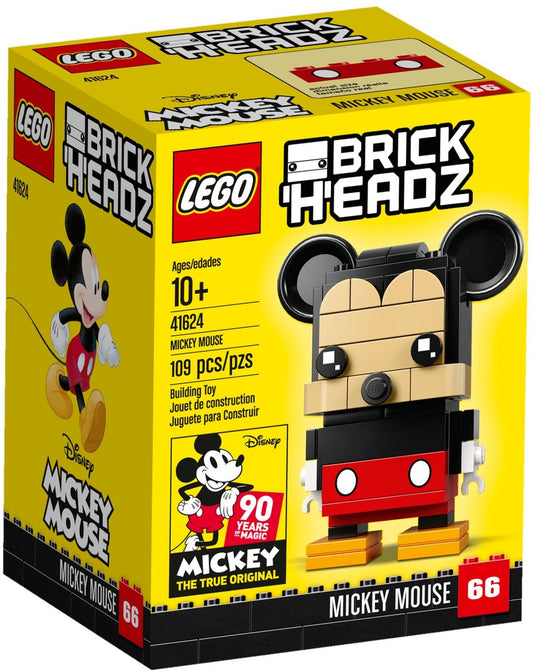 LEGO 41624 Mickey Mouse BrickHeadz Building Kit - Auzzistore