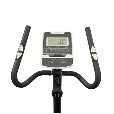 Pure Design Fitness UB7 Upright Bike Quiet Magnetic Drive Black Grey