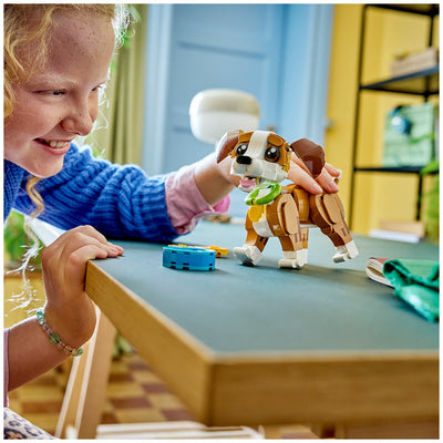 LEGO Creator 3-in-1 Cute Animals Playful Puppy Dog 31382 336-Piece