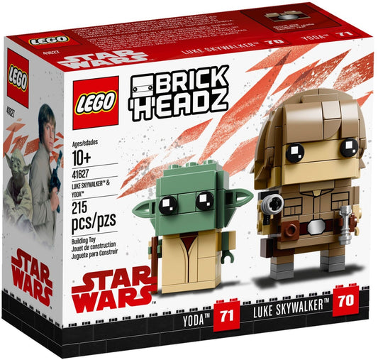 LEGO 41627 Luke Skywalker & Yoda BrickHeadz Set - Auzzistore