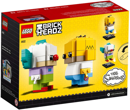 LEGO 41632 Homer & Krusty BrickHeadz Set – view 2 - Auzzistore