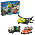 LEGO City Airplane Service Truck & Hovercraft Remix 60505 3-in-1 990pc