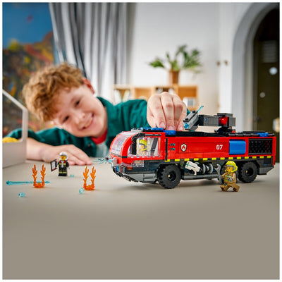 LEGO City Airport Fire Truck 60499 691-Piece Emergency Vehicle Toy